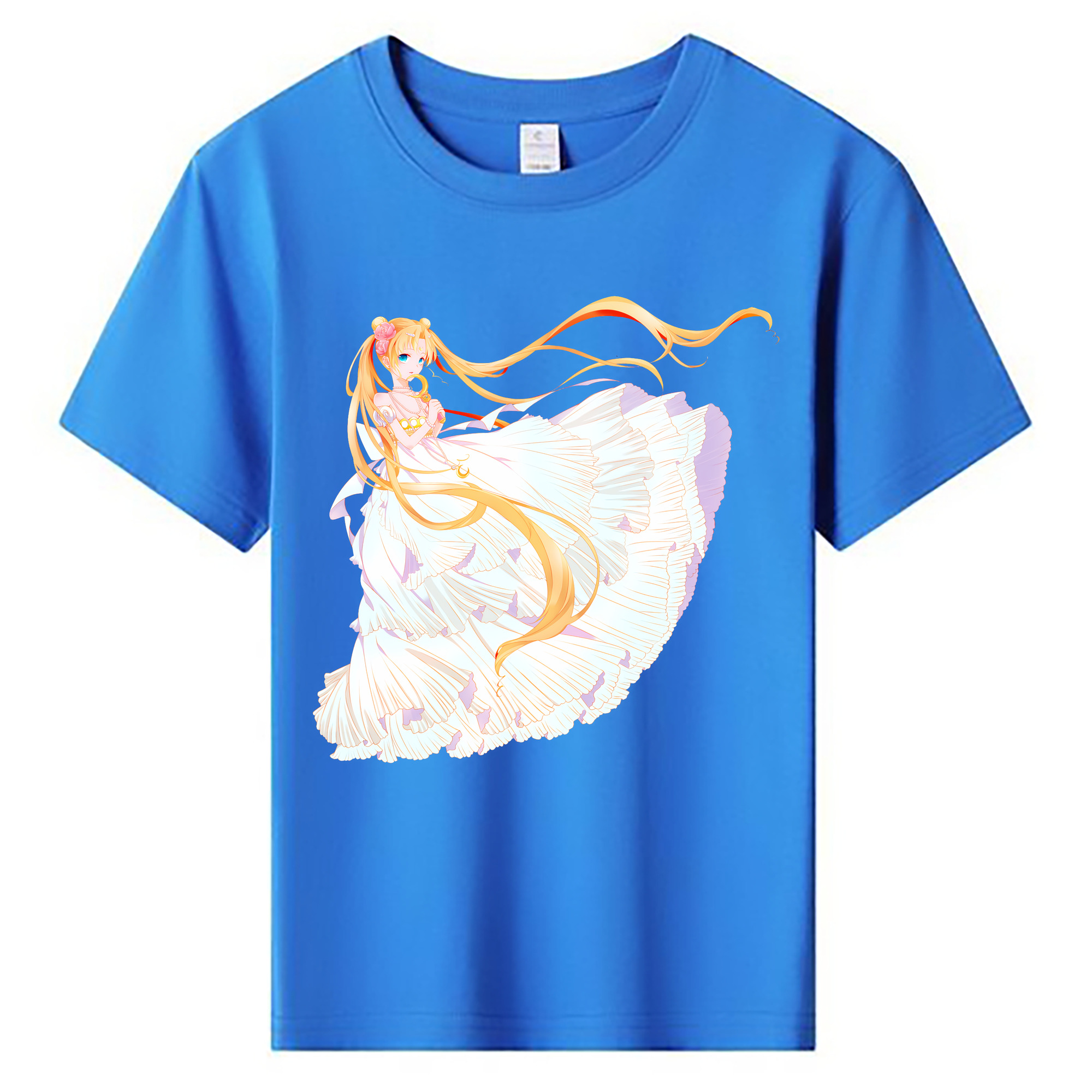 （画像用） 美少女戦士セーラームーン 愛野 美奈子 あいの みなこ Sailor Moon Aino Minako 綿100％キッズTシャツ（フロントプリント）
